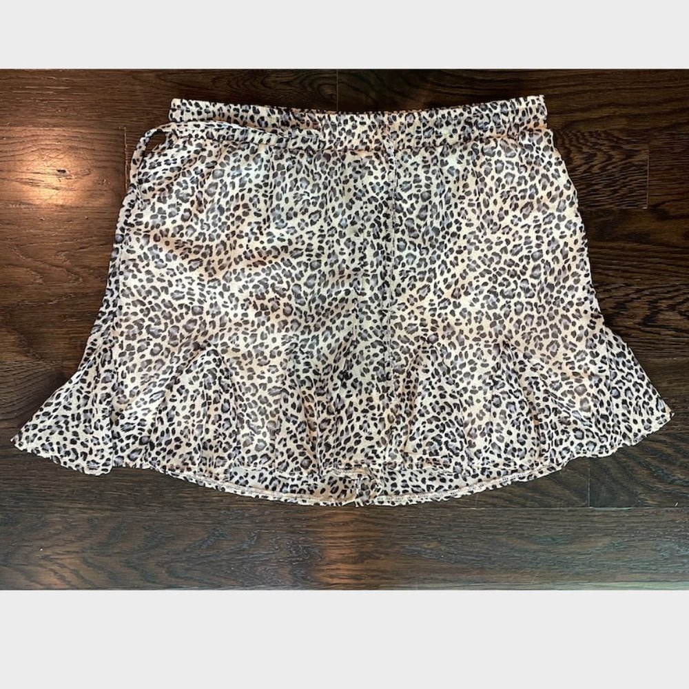 "L Love" Cheetah Print shorts